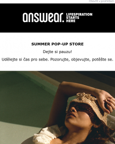Answear.cz - Je čas objevit Summer Pop-Up Store!