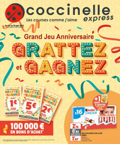 Catalogue Coccinelle Express de du mercredi 07.06.