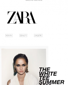 ZARA - The white tee #zarawoman