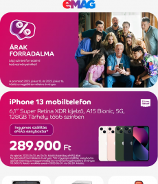 eMAG.hu - Indul az Árak Forradalma! iPhone 13 mobiltelefon 289.900 Ft!