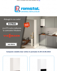 Romstal - Confort ridicat de incalzire cu centralele Viessmann | 5% EXTRA reducere