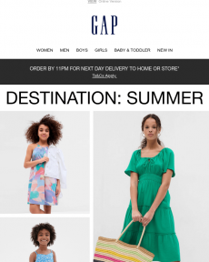 GAP - Destination Summer - the styles to wear, and to pack!