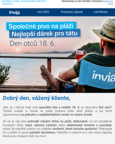 Invia.cz - Oslavte Den otců dovolenou