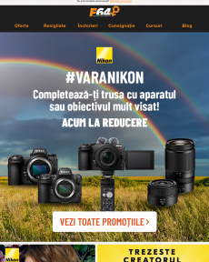 F64 - Alege Nikon Z30 Vlogging KIT cu 1200 lei reducere!