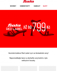 Baťa - Red Label již od 799 Kč | Ikonická kolekce plná trendů za fantastické ceny