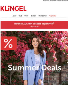 Klingel - Letní nabídky - oblíbené modely se slevou až do 60%