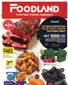 Foodland flyer from Thursday 22.06.