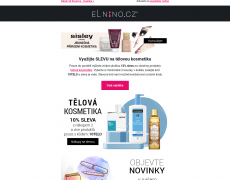 Elnino.cz - 10% SLEVA na tělovou kosmetiku Novinky v nabídce