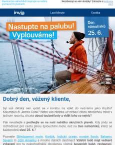 Invia.cz - ️ Nastupte na palubu! Vyplouváme!