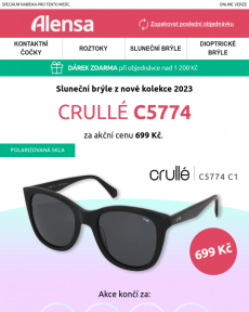 Alensa - Nezmeškejte slevu na sluneční brýle Crullé C5774