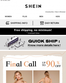 SHEIN - Final Call 100,000+ hot items just dropped!