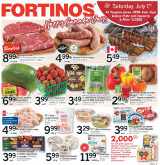 Fortinos flyer from Thursday 29.06.