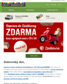 Knihy Dobrovský - Doprava do ZÁSILKOVNY zdarma i knížky od 19 Kč!