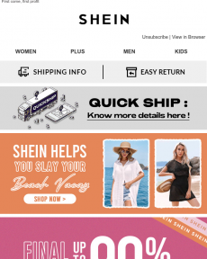 SHEIN - SHEIN Helps You Slay Your Beach Vacay