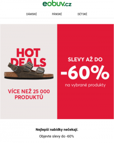eobuv.cz - Připomínka: Hot Deals