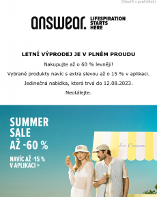 Answear.cz - SUMMER SALE AŽ -60 %