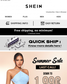SHEIN - Down to 1,99€Summer sale LAST CALL!