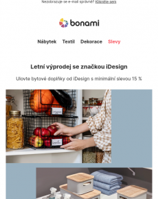 Bonami - Letní výprodej se značkou iDesign