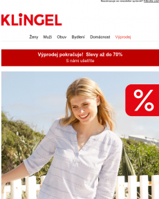Klingel - Výprodej pokračuje! ️ Slevy až do 70%