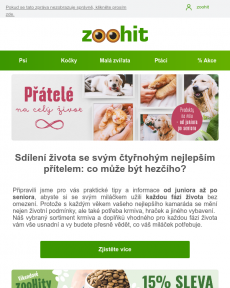 Zoohit.cz - Ideální krmivo v každé fázi života