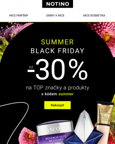 Notino - Až -30 % na TOP značky a produkty! SUMMER BLACK FRIDAY je tady! ️