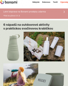Bonami - 6 nápadů na outdoorové aktivity s praktickou svačinovou krabičkou