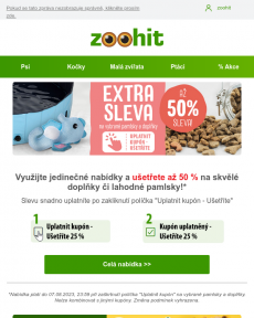 Zoohit.cz - Až 50% SLEVA na obzoru