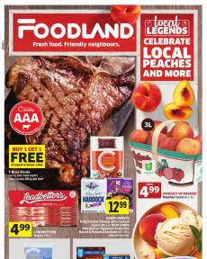 Foodland flyer from Thursday 27.07.