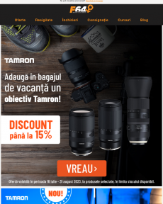 F64 - NOU Tamron anunță un nou zoom pentru Nikoniști!