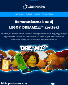 JátékNet - Bemutatkoznak az új LEGO DREAMZzz szettek!