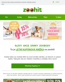 Zoohit.cz - ️ Letní kupónová knížka