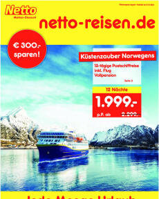 Netto Reise-Angebote August