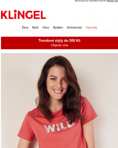 Klingel - Trendoví favorité do 500 Kč