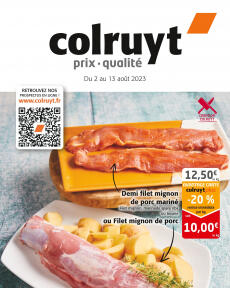 Catalogue Colruyt de du mercredi 02.08.