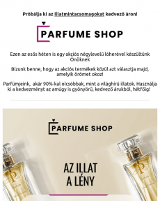 Parfum eshop - [Legendás illatok akciósan] Szerezze be parfümjeinket szuper áron!