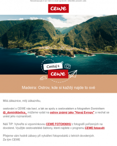 CeWe - Cestuj s CEWE: Madeira - ostrov, kde si každý najde to své ️