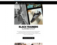 adidas - Letní nákupy: Černé boty
