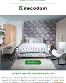 Decodom - Shop the look: Spálňa so zľavou 40 % podľa vašich predstáv