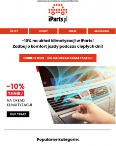 iParts.pl - Nowa klimatyzacja z kodem na iParts.pl