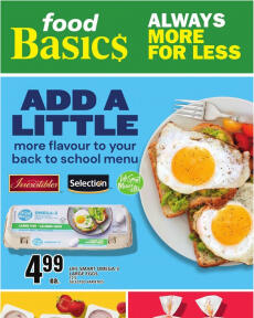 Food Basics flyer from Thursday 24.08.