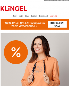 Klingel - Nyní ušetříte až 2-krát! Extra sleva 10% na zboží ve výprodeji