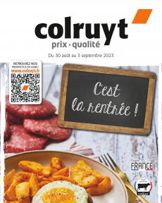 Catalogue Colruyt de du mercredi 30.08.