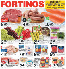 Fortinos flyer from Thursday 31.08.