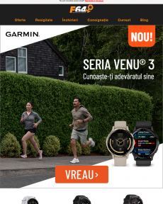 F64 - NOU Seria Venu 3 de la Garmin este disponibilă acum!