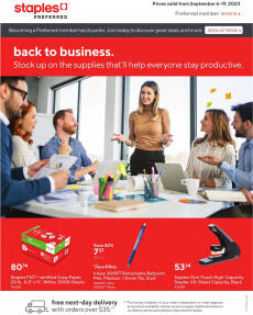 Staples - Back to business
