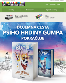 Knihy Dobrovský - Gump se vrací v příběhu psí pravdy, naděje a lásky ️