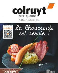 Catalogue Colruyt de du mercredi 13.09.