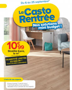 Catalogue Castorama de du mercredi 06.09.