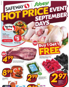 Safeway flyer from Thursday 14.09.