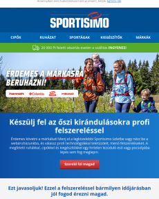 Sportisimo - Menj a márkák után - szabadtéri felszerelések nagyszerű áron!